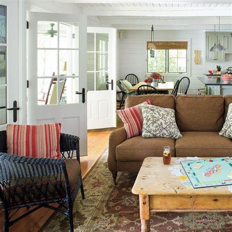 Lake Cottage Living Rooms Decorating Ideas A Lake House, North