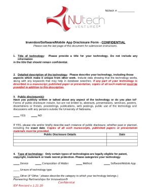 TTU-ORC-Editable-Invention-Disclosure-.pdf Doc Template | pdfFiller