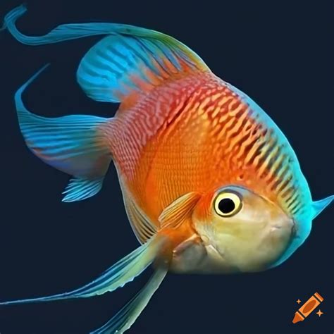 Fish swimming in water on Craiyon