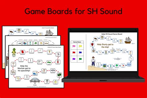 Game Boards for SH Sound | Speech Therapy Ideas