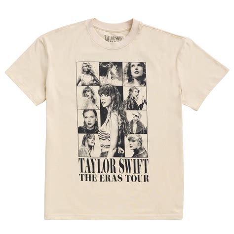 Taylor Swift Eras Tour Beige T-Shirt | Taylor swift shirts, Taylor ...