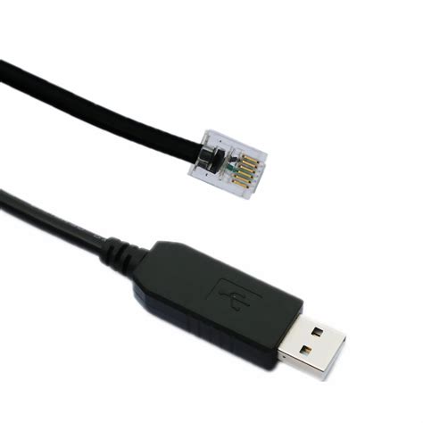 Buy USB to RS232 RJ11/RJ12 Serial Communication Cable for Keyence PLC ...