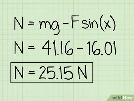 Image result for Normal Force Work Equation