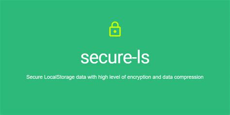 Security Local Storage 的图像结果