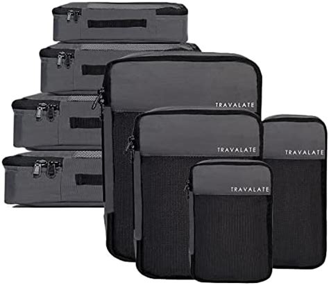 Travalate 8 Set Packing Cubes 4 Various Sizes Travel Luggage Packing ...