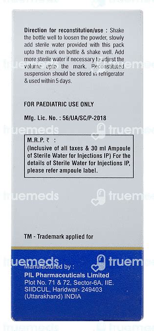 Moxipil Cv 400/57 Mg Dry Syrup: Uses, Side Effects, Price & Substitutes