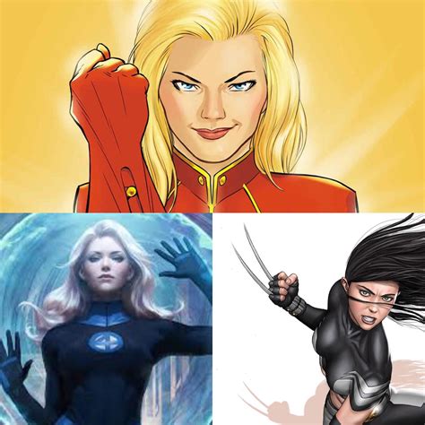 My top 3 Favorite Female Marvel Characters of all time what’s yours ...