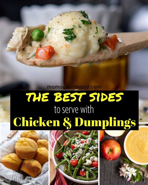Chicken and Dumplings: Best Sides & What to Avoid! - Easy Dishes