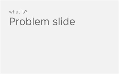 Image result for Problem Slide On Pitch Deck