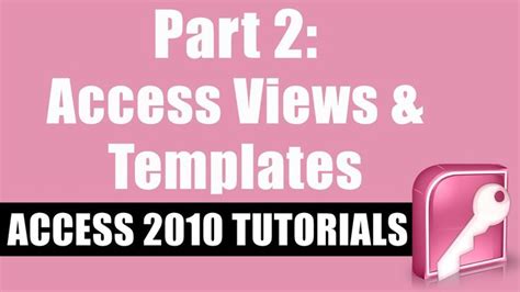 Image result for MS Access 2010 Tutorial for Beginners