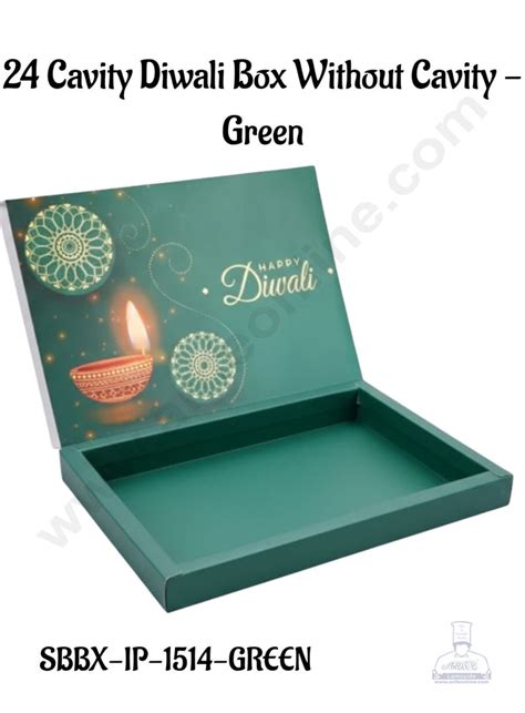 Home 24 Cavity Diwali Sliding Hamper Box Without Cavity - Green (1 ...
