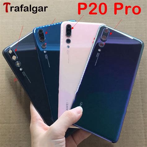 Huawei P20 Pro Back Glass Battery Cover Rear Door Housing Case Panel ...