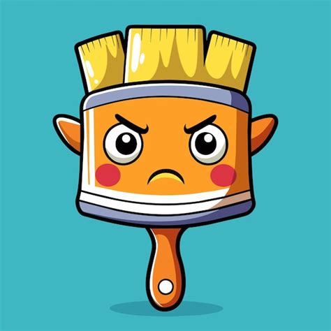 Premium Vector | A cartoon drawing of a spongebob with a face drawn on it