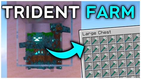 Image result for Minecraft Trident Farm Tutorial without Portal