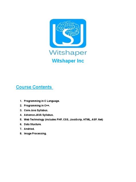 Image result for Computer Programming 1 Syllabus