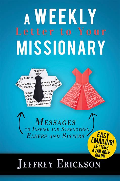 Buy A Weekly Letter to Your Missionary: Messages to Inspire and ...