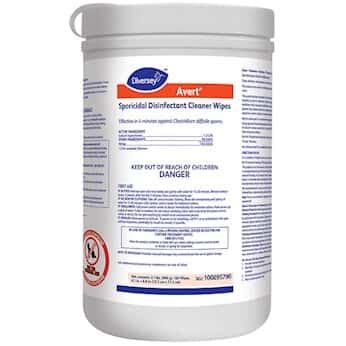 Diversey™ Avert® Sporicidal Disinfectant Wipes & Sprays from Cole ...