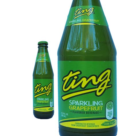 Ting, a memorable carbonated grapefruit drink
