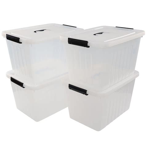 Image result for Plastic Storage Box with Handle