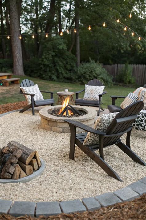 14+ Inspiring Pea Gravel Fire Pit Ideas