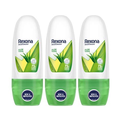 Buy Rexona Aloe Vera Underarm Roll-On Deodorant for Women | 72 Hours ...