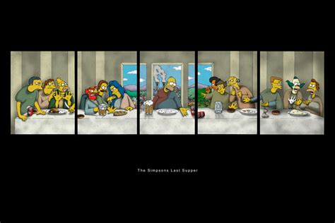 Image result for Simpsons Last Supper