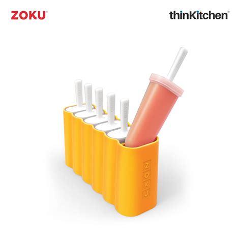 Buy Zoku Mod Pop Mold | Ice Popsicle Mold – thinKitchen