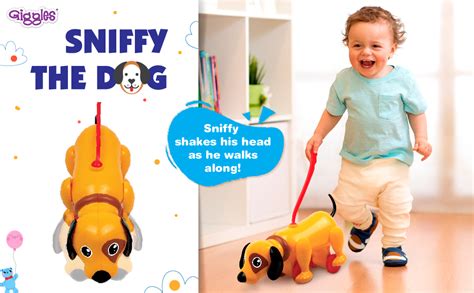 Buy Funskool Giggles - Sniffy The Dog , Pull along toy , Head bobs,Tail ...