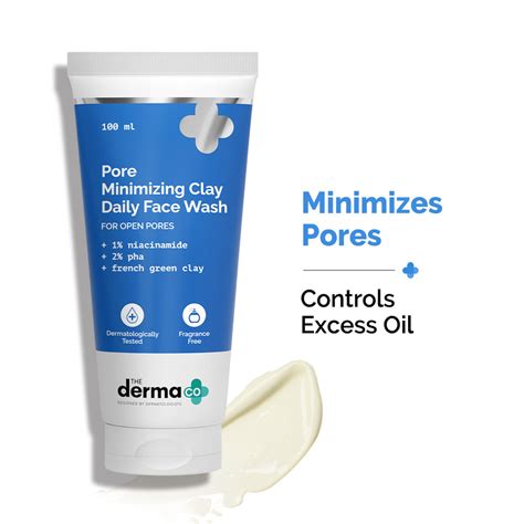 Pore Minimizing Clay Daily Face Wash -100ml | The Derma Co
