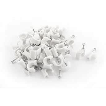 3NH® Circle Cable Drop Clip Tie Clips Wire Cord Holder Carrier 50PCS ...