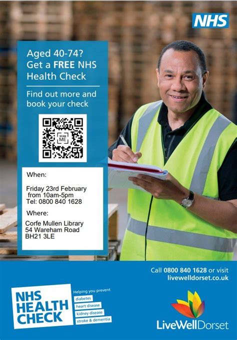 NHS Health Checks at the library , Corfe Mullen Library and Children's ...