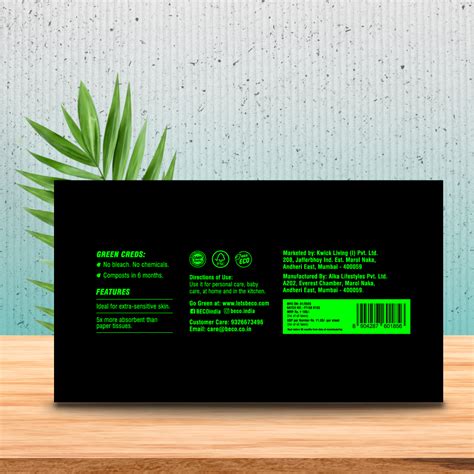 Buy Sustainable Bamboo Facial Tissue Paper Online | Beco