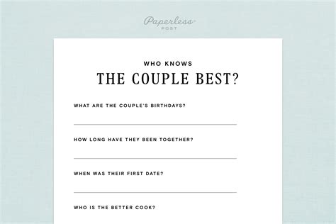 Couples Bridal Shower Games Ideas 12 Couples Wedding Shower Games That