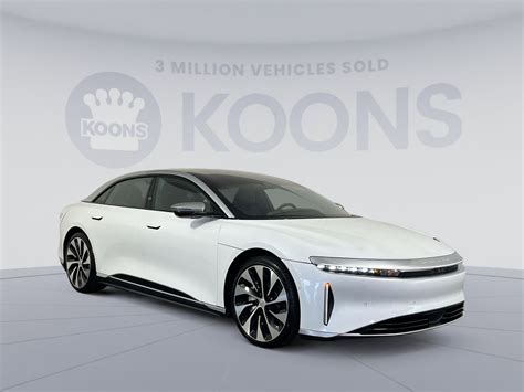 2022 Lucid Air Grand Touring 519 Miles Stellar White - Used Lucid Air for sale in Vienna ...