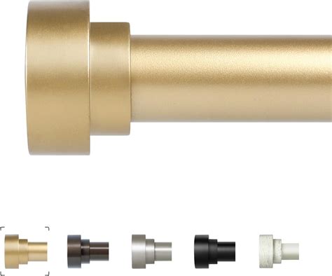 Amazon.com: HEI! DEAR Gold Curtain Rods 48 to 84 Inch(4-7FT),1 Inch ...