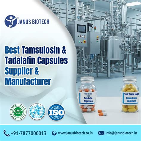 Best Tamsulosin & Tadalafin Capsules Supplier & Manufacturer