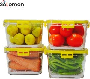 Solomon Plastic Grocery Container - 1400 ml Price in India - Buy ...