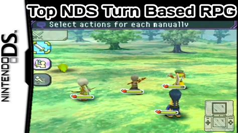 Top 15 Turn Based RPG Games for NDS