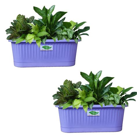 Railing Pots | Railing Planter Pots | Railing Planter | Plastic Railing ...