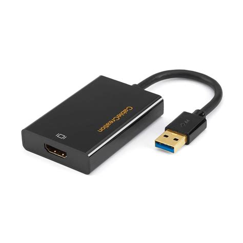 CableCreation USB 3.0 to HDMI Adapter with DisplayLink, USB External ...