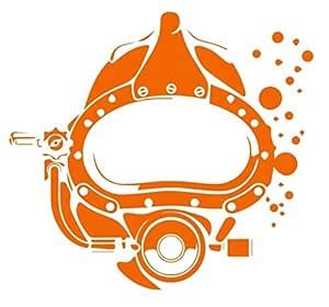 Deep Sea Fossils Scuba Diving Vinyl Decal Car Sticker with Kirby Morgan ...