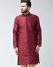 Buy Maroon & Gold Ethnic Suit Sets for Men by SOJANYA Online | Ajio.com
