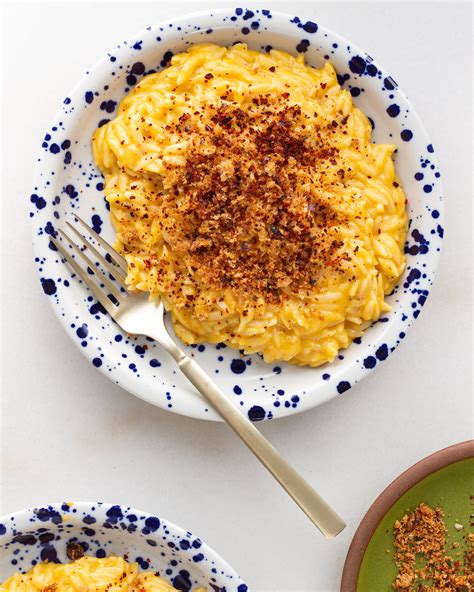 Cheesy Butternut Squash Orzo - Justine Doiron
