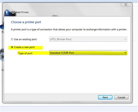 Windows 7 Printer Setup