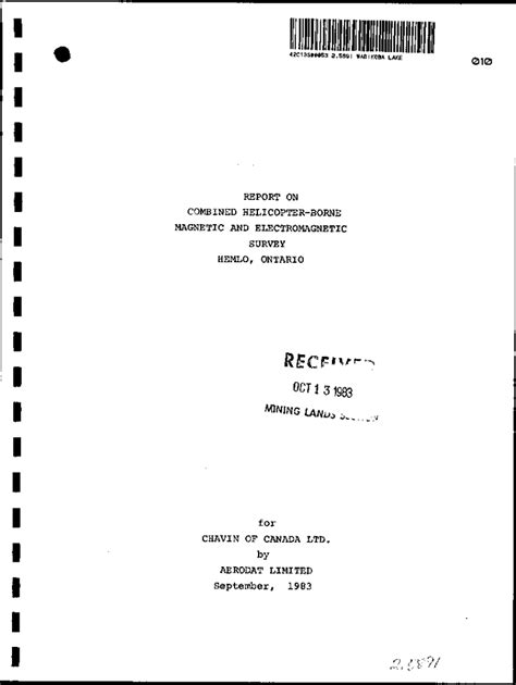 Fillable Online RPT ON COMBINED HELICOPTER-BORNE MAG AND EM SUR HEMLO ...