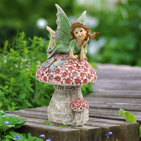 Amazon.com : Suyorpe Garden Fairy Decor for Outside, Fairy Garden ...