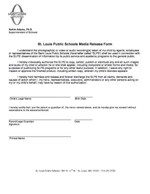 Media Release Form - Fill Online, Printable, Fillable, Blank | pdfFiller
