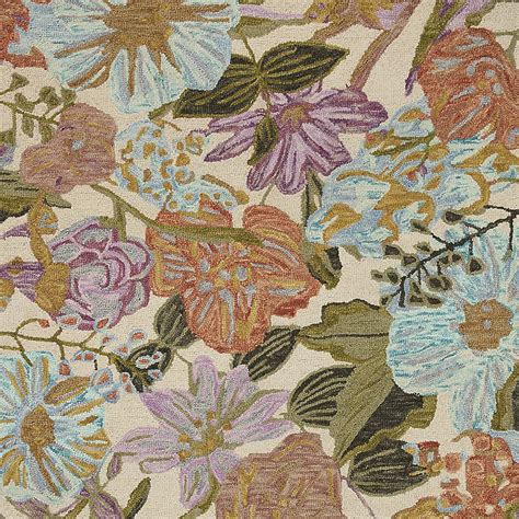 Audrey Floral Hooked Wool Rug | Grandin Road