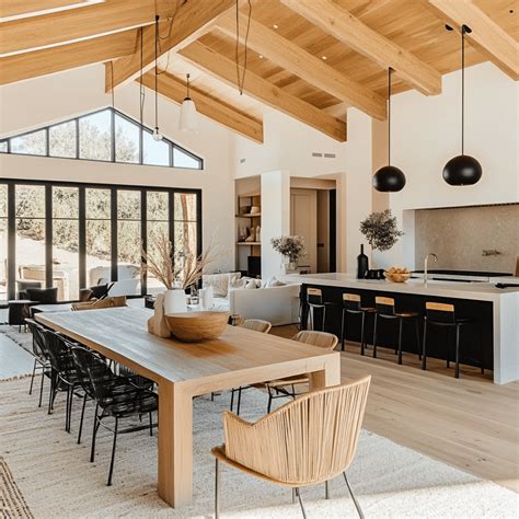 30 Stylish Open-Concept Living Room Dining Room Combo Designs | Open ...