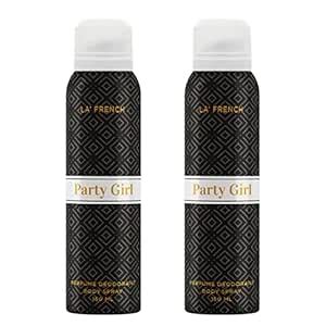 Buy LA' French Party Girl Deodorant For Women - 150Ml X 2 | Long ...